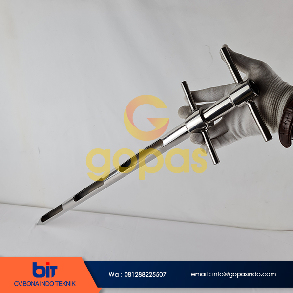 Sampling Tepung 60 cm, Thief Sampler Powder 60 cm Stainless Steel