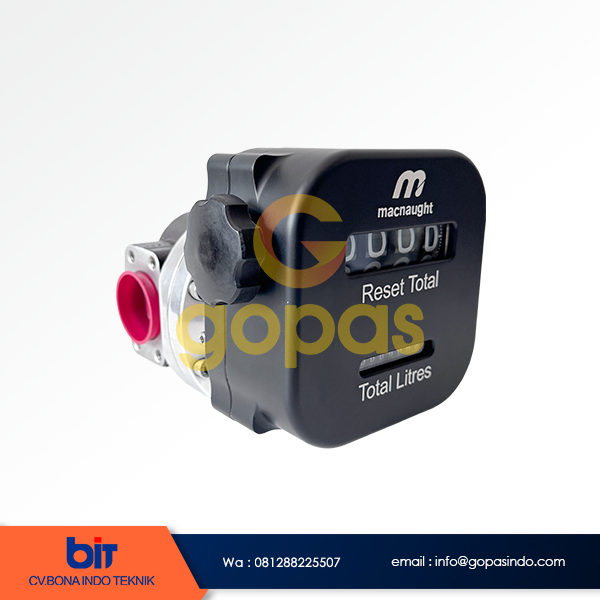 Flow Meter Macnaught F0403S4 Size 1 1/2 Inch, Meteran minyak Macnaught