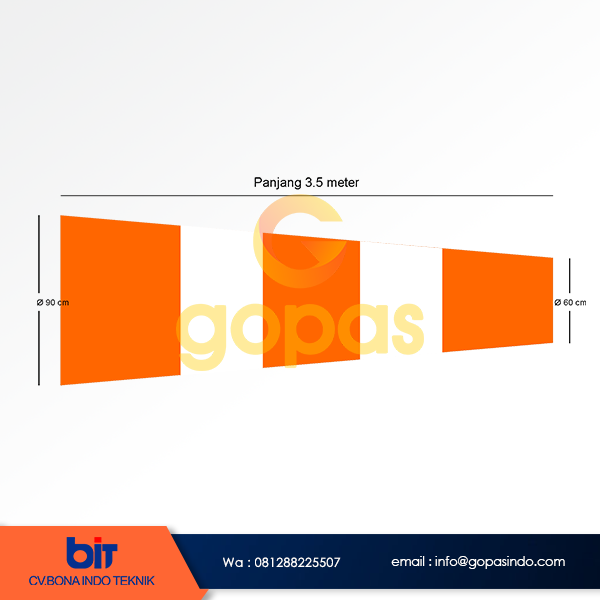 Kain Windsock diameter 90 cm